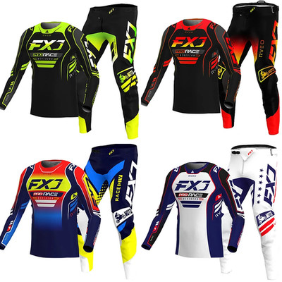 Motocross Gear Set Offroad Motocross Trikot & Hose Kit Dirt Bike Racing Outfit
