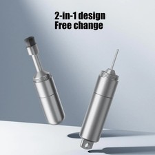 2 in 1 Sim Card Tray Removal Tool Keychain Eject Pin Earbuds Earphone Clean