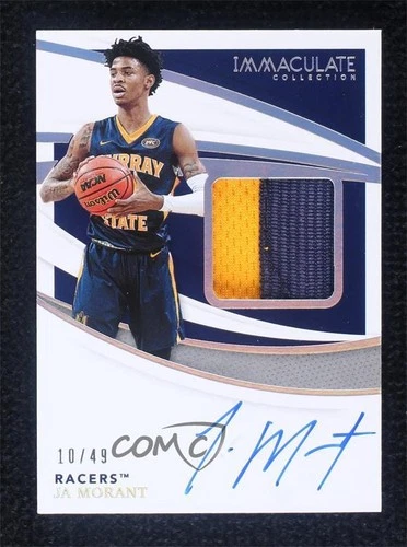 2023 Prizm Draft Picks 2023-24 Panini Update /49 Ja Morant #ISP-JA Patch Auto