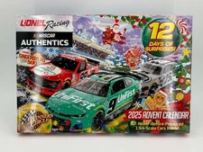 2025 Lionel Racing Advent Calendar w/ 12 1:64 Nascar Diecast