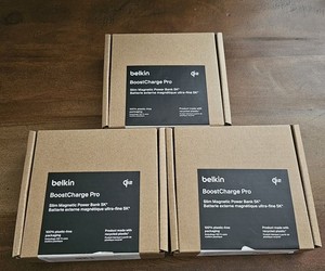 Belkin BoostCharge Pro Slim  Magnetic Charging Power Bank 5k (3 New Power Banks)