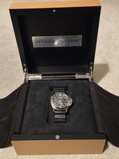 Panerai Luminor (PAM01048) Black Dial - Box & Paperwork & Auth Cert - Great Cond