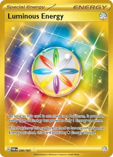 Luminous Energy 226/167 Hyper Rare Holo NM Pokemon Sv06: Twilight Masquerade