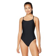 Speedo Women's Swimsuit One Piece ProLT Relay Back Black Eco Pro LT Fitted 6/32