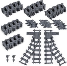 Zug Schienen Set 32 St&uuml;ck Kompatibel ABS Material Kreatives Lernen Spielzeug