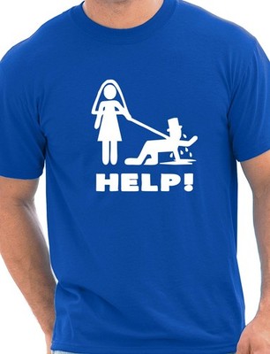 Bräutigam Hilfe Junggesellenabschied Henne Herren T-Shirt Größe S-XXL