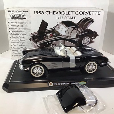 Vintage Gearbox Collectible 1/12 Scale 1958 Black Chevrolet