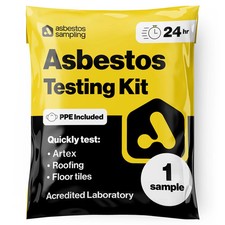 Full Asbestos Testing Kit with PPE, Instructions & Prepaid Return (1 Sample