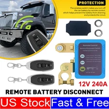 Car Battery Disconnect Switch Power Kill Master Isolator Cut Off Remote Control
