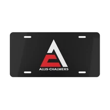Allis Chalmers Car Front License Plate Tag Vanity Style – Auto Metal Aluminum