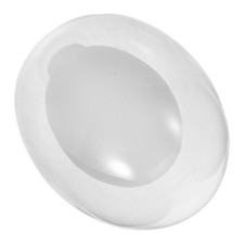 Double Layer Transparent Glass Lampshade Replacement Clear Round Light