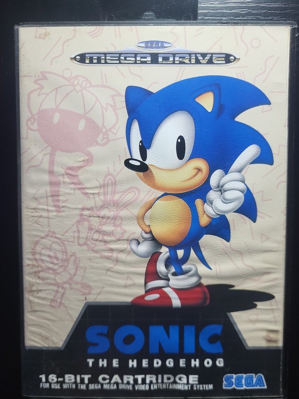 Sonic The Hedgehog  Mega Drive 1991 Edition Made In Japan with Manual Tested