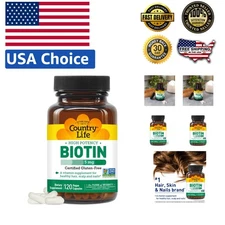 120 Count Biotin Capsules – Supporting Beauty & Energy in Gluten-Free Formula