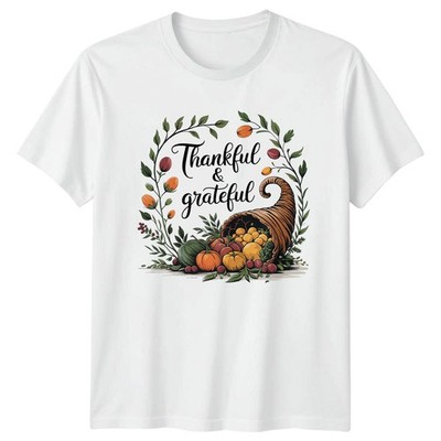 Dankbar und dankbar T-Shirt Herbst Ernte Erntedank Geschenk für Sie und Ihn