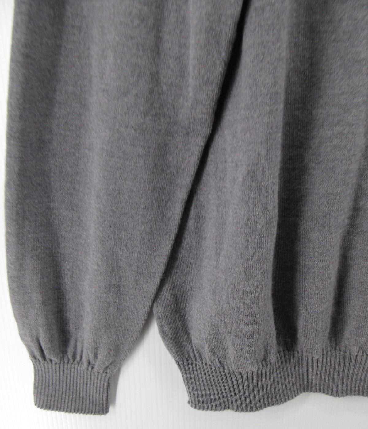 Peregrine Sweater Men XL Gray Wool Polo Pullover Minimalist Logo England NEW