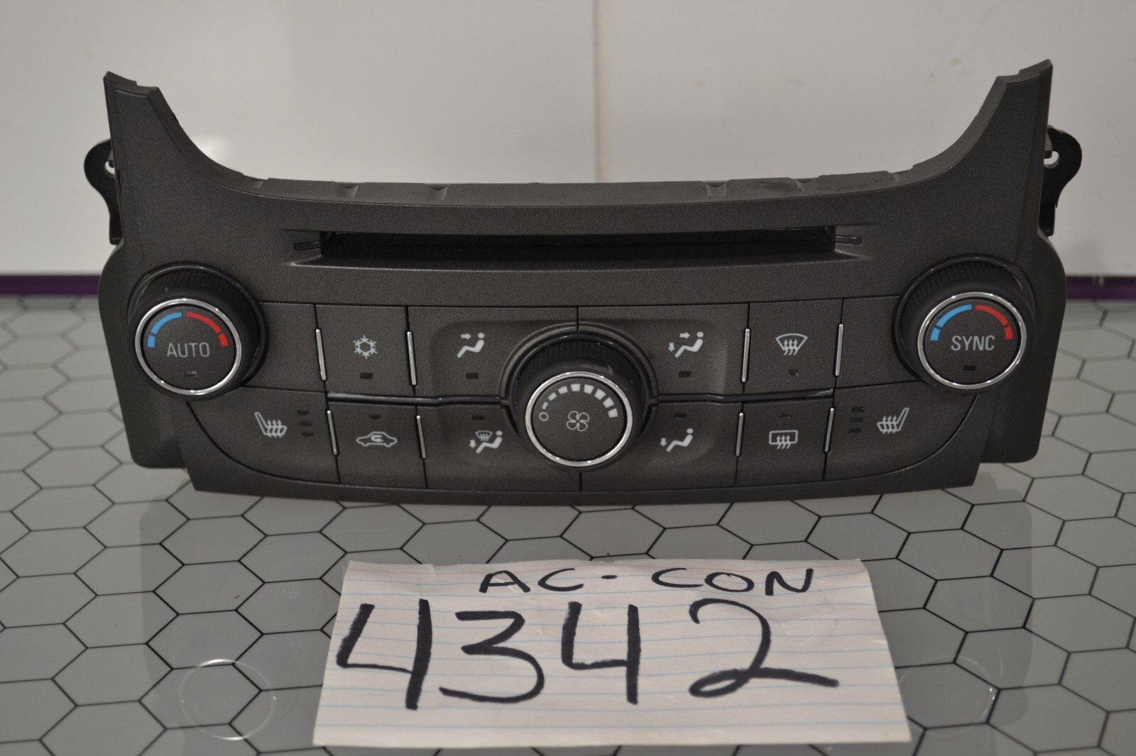 13 14 Chevrolet Malibu AC and Heater Control Used Stock #4342-AC