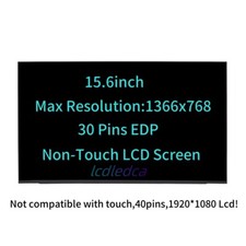 OEM Dell Latitude 5500 5501 5511 15.6" HD LCD Screen KCWGN 0KCWGN NT156WHM-N46