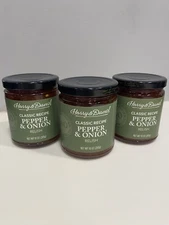Harry & David Classic Recipe Pepper & Onion Relish 10 Oz Jar Lot Of 3