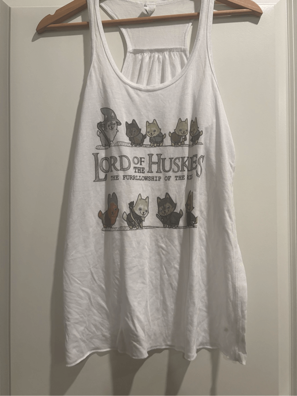 Lord of The Huskies Women's Tank Top size Small