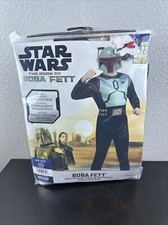 Star Wars The Book Of Boba Fett Youth S/P Jazwares Costume Play Jumpsuit Mask