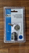 Diall Chrome Rim Door Lock: Replacement Cylinder: 2 keys B&Q Nightlatch Latch
