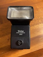 Vivitar Zoom Thyristor 3500 Electronic Flash Accessory Adjustable Working  