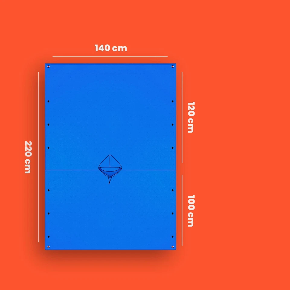 Regenponcho mit Kapuze Regenjacke Regenschutz Camping Wandern Reiten hochwertig  - Bild 3 von 4