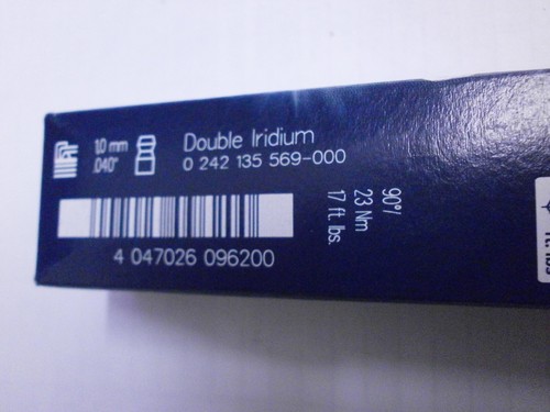 LR032080 Spark Plugs Bosch Double Iridium Landrover & Range Rover 5.0L V8 - Picture 7 of 7