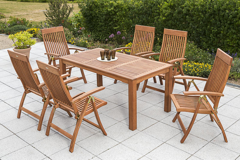 MX Gartenmöbel Set Comodoro 13 tgl. Holz Terrassenmöbel  