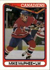 1990 Topps Hockey Mike McPhee #137