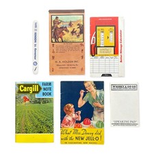 6 Vintage Promotional/Advertising Items - Cargill, Mobil, Whiskey A Go-Go