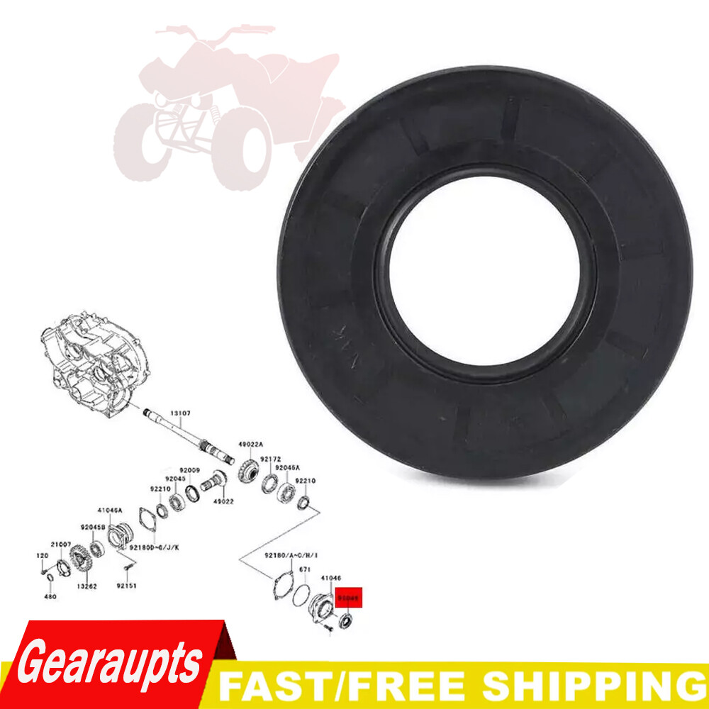 Rear Output Shaft Seal For Kawasaki Prairie Brute Force 650 Teryx