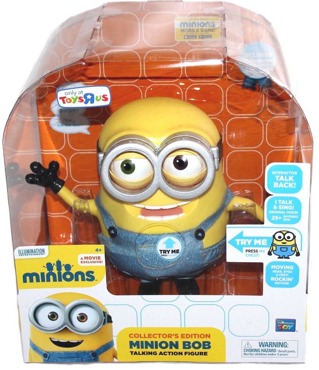Minion Bob INTERACTIVE Talking Action Figure Exclusive