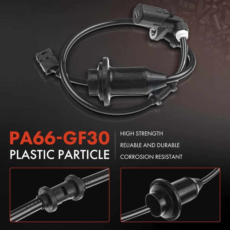 Sensor de velocidad de rueda ABS para Mercedes-Benz SLK230 1998 1999 2000 parte delantera y trasera Foto 3 de 4