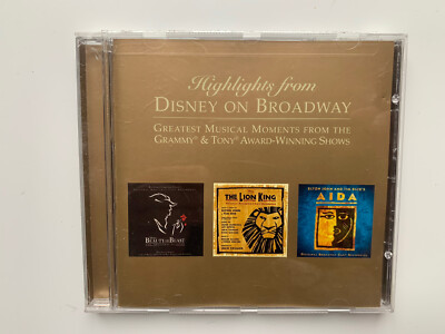 Disney on Broadway CD Music From Lion King Beauty & The Beast AIDA Musicals