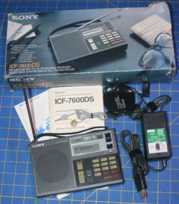 SONY ICF-7600DS PLL合成受信機 Amazon.co.jp: SONY ソニー ICF-7600D FM/LW/MW/SW PLL
