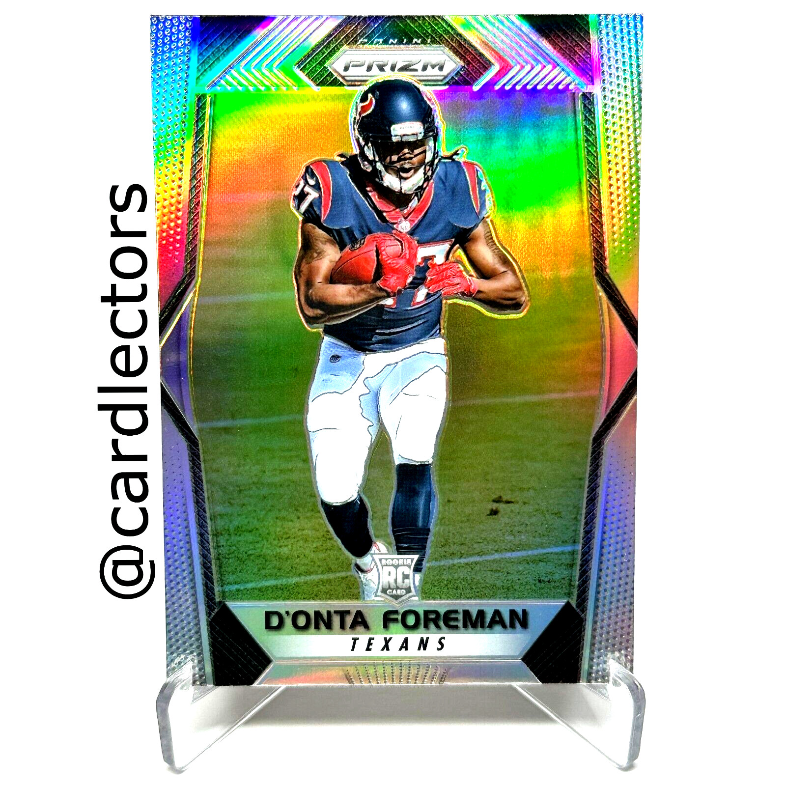 2017 Panini PRIZM Football D'ONTA FOREMAN #273 RC Silver PRIZM Parallel TEXANS