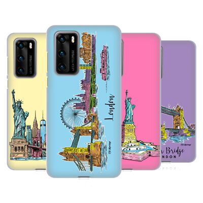 OFFICIAL P.D. MORENO CITY SKETCHES SOFT GEL CASE FOR HUAWEI PHONES 4