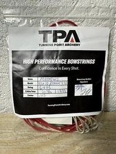 Mathews V3X 33 /Phase 4 33 Bow String and cable set. Natural w/Red Serving