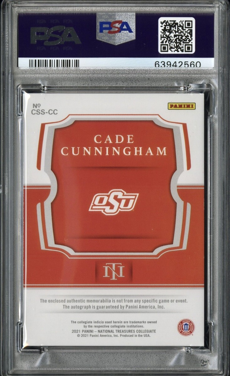 2021 Panini National Treasures Cade Cunningham Rookie Patch