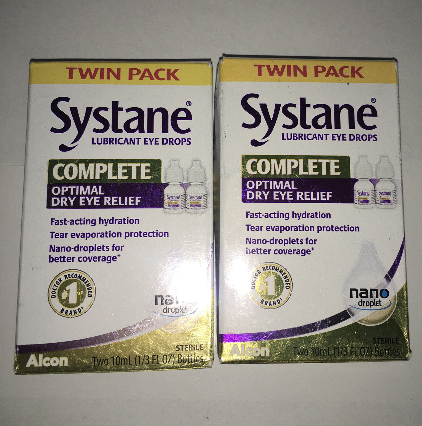 Systane Complete Lubricant Eye Drops, preservative Free 10ml Lot 2