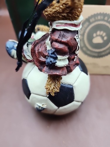 Boyds Bears & Friends #25704 "Rocky". . ."Score. Score, Score" Soccer Ornament - Picture 5 of 7