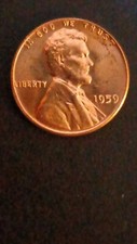 1959-P Lincoln 1c Brilliant circulated First Year Memorial Cent "Nice"