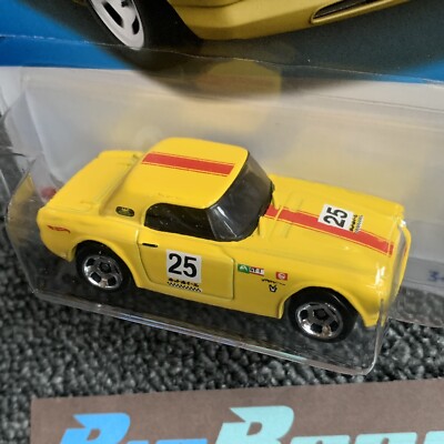 Hot Wheels Honda S800 Racing Yellow #209 Mainline 2024 Case P/Q