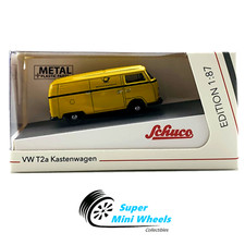 Schuco - 1:87 HO Scale - Volkswagen VW T2a Kastenwagen (Yellow) - Diecast Model