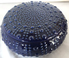 Sanibel Home Furnishing Cobalt Blue Beaded Texture Ceramic Jar & Lid Home Decor