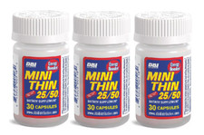 3x Bottles Mini Thin 25/50 Energy Booster Herbal Dietary Supplement- 90 Capsules