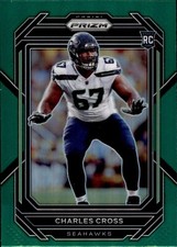 2022 Panini Prizm - Green  #368 Charles Cross (RC)