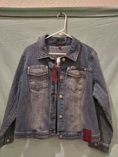 Womens Blue Jean Jacket Size 16w