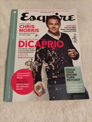 Esquire Magazine Leonardo DiCaprio Roger Ebert Charles Schwab - April 2010